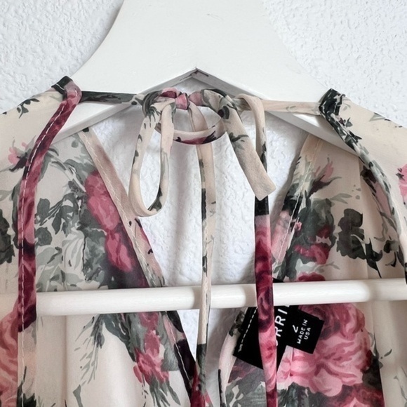 Torrid floral sheer tunic swim wrap top 2 - Picture 7 of 7